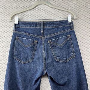 Derek Lam 10 Crosby Denim Jeans Dark Wash Bootcut Raw Hem Womens‎